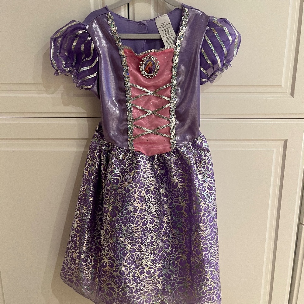 Disney Girls Rapunzel Princess Dress
